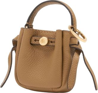 Tory Burch Womens Romy Bucket Bag Beige Cowhide