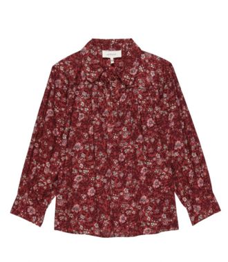 The Great. Womens The Summit Top In Spice Mesa Floral