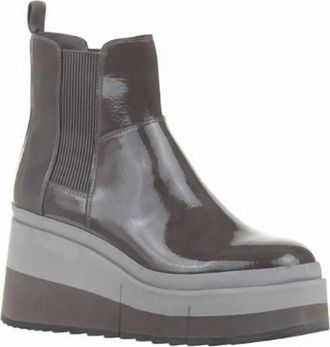 Naked Feet Womens Guild Platform Chelsea Boots In Mud
