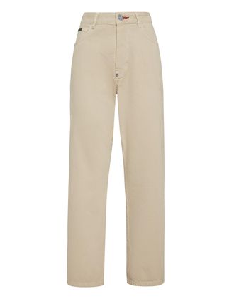 Philipp Plein Denim Broek Losjes Iconic Plein