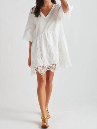 VALERIE KHALFON Martinez Dress In White