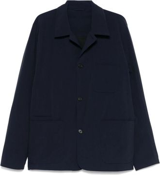 Paul Smith Blauw Button-Up Jasje - Heren - Zomerjassen - Blauw - M - Jassen