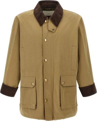 Dunst Jassen, Heren, Beige, M, Katoen, Waxed Cotton Jachtjas