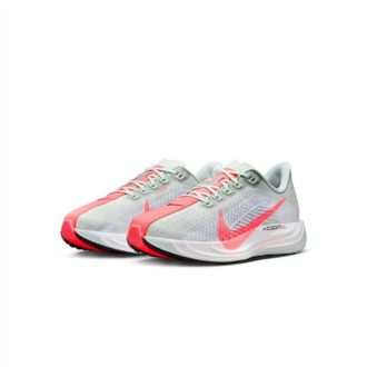 Nike Womens Pegasus Plus Shoe In Barely Grey/hot Punch-White-Black