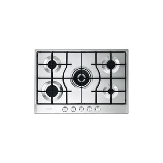 DeLonghi Placa De Gas De 5 Quemadores De Acero Inoxidable Empotrada De 75 Cm Delonghi Slf575lx