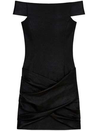 Givenchy Abito corto drappeggiato - Nero