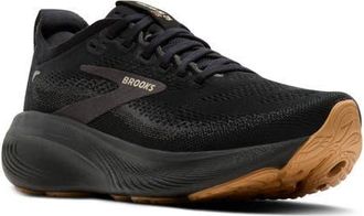 Brooks Adrenaline GTS 25 Running Shoe in Black/Biscuit at Nordstrom, Size 10.5