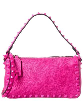 Valentino Vlogo Signature Leather Shoulder Bag