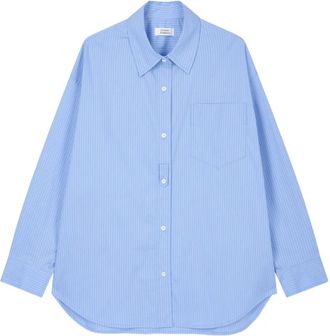 STUDIO TOMBOY Camicia gessata - Blu