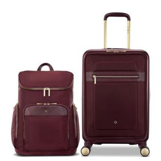 Samsonite Mobile Solution 2 Deluxe Backpack & 22 Carry On 2 Piece Luggage Set in Merlot at Nordstrom