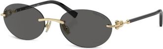 Tiffany & Co. Tf 3104D 6216S4 Zonnebrillen - Dames - Zonnebrillen - Zwart - 56 MM - Accessoires