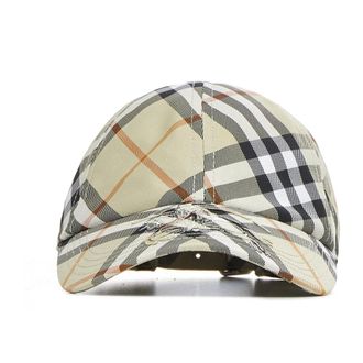 Burberry Canvas Baseballpet - Heren - Petten - Beige - L - Accessoires
