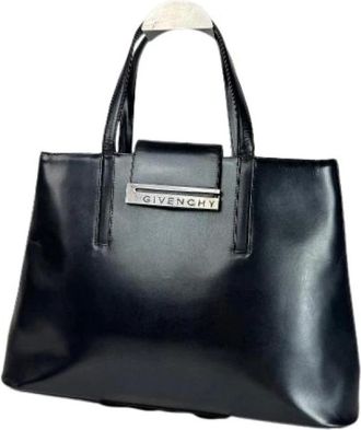 Givenchy Pre-owned Handbags, female, Black, Size: ONE SIZE Pre-owned Leather Handbag