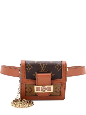 Louis Vuitton Dauphine Bumbag Reverse Monogram Canvas BB belt bag - Marrone