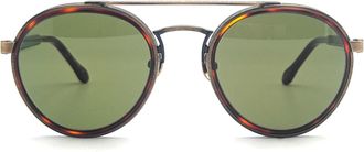 Matsuda M3156 - Antique Gold / Dark Tortoise / G-15 Sunglasses