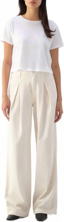 Amo Mary Slouch Trouser In White