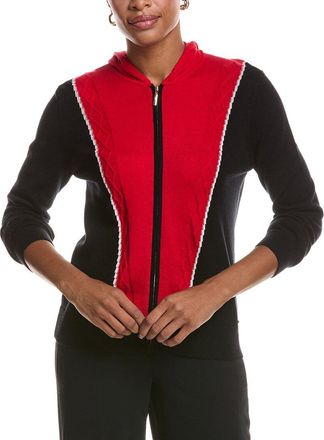St. John Cashmere Color Block Jacket
