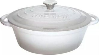 OEM Sart&eacute;n De Hierro Fundido Esmaltado De 30 Cm Kinghoff Kh-1522