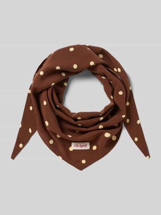 Oh April Schal aus reiner Viskose Modell Nevi in Dunkelbraun, Gr&ouml;&szlig;e 1