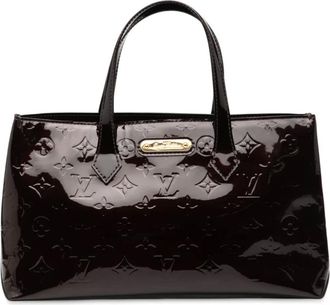 Louis Vuitton Borsa a mano Wilshire PM in pelle Vernis con monogramma 2000-2025 - Viola