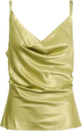 Soaked In Luxury Mouwloze Top - Dames - Tops zonder mouwen - Groen - L - Tops