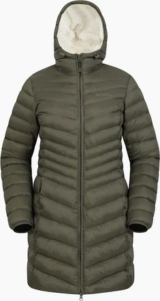 Mountain Warehouse Womens Mountain Warehouse Womens/Ladies Florence Faux Fur Lined Padded Jacket - Green - Size: 12