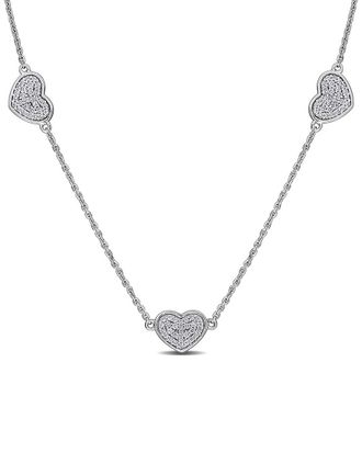 Rina Limor 14K 0.29 Ct. Tw. Diamond Station Necklace