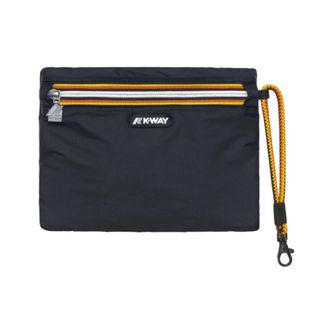 K-Way Stijlvolle Nimes Clutch Portemonnee Kaarthouder - unisex - Portefeuilles - Blauw - ONE Size - Accessoires