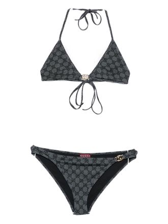 Gucci Gg Triangle Bikini Set-Donna