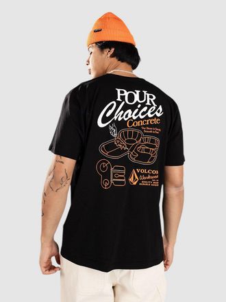 Volcom Pour Choices Bsc Camiseta negro