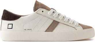 D.A.T.E. D.a.t.e., Schoenen, Heren, Wit, 44 EU, Hill Low Vintage