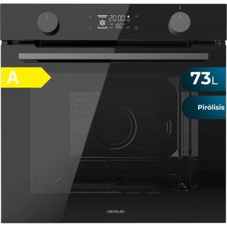 Cecotec Cecotec - Horno Integrable Pirol&iacute;tico 73l Bolero Hexa P526000 Glass Black A. 2800w, 9 Funciones, Display, Pir&oacute;lisis, Cooling Fan, Modo Defrost, Modo C