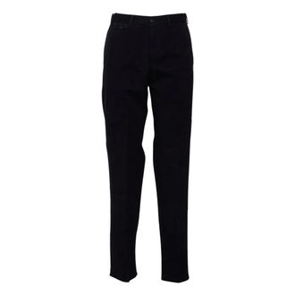 Pantaloni Torino Pantalones Chinos de Algod&oacute;n con Raya Planchada - Trousers - Hombre - Azul - 4XL