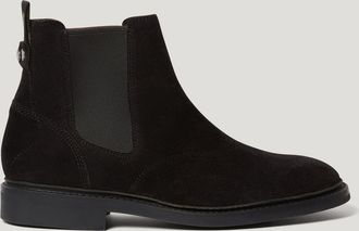 Belstaff Roebuck Boot Mens Suede Black Size UK 10