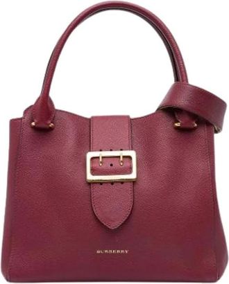 Burberry Pre-owned Handbags, female, Red, Size: ONE SIZE Pre-owned Vintage Handbag