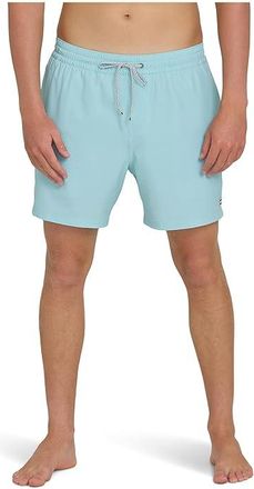 Billabong Lineup Solid LB Mens Swimwear Dusty Blue : 2XL, Polyester/Spandex