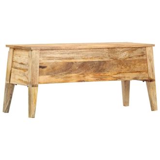 Berkfield Home Storage Box 99x35x48 cm Solid Mango Wood in Brown | Size: 99 x 35 x 48 cm
