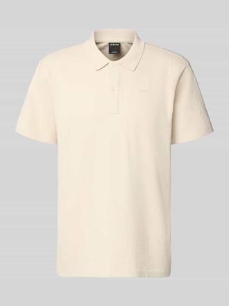 G-Star Regular Fit Poloshirt mit Logo in Offwhite, Gr&ouml;&szlig;e XXL
