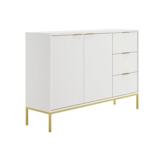 Petits Meubles Buf&eacute; 2 puertas 3 cajones tableros de part&iacute;culas blanco