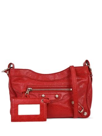Balenciaga Hip leather shoulder bag - Rood