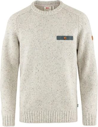 Fjällräven Lada Round-Neck Sweater Wollpullover für Herren | beige