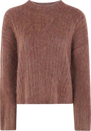 Uma Wang Sweater Crewneck Fluffy Wool