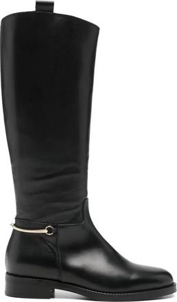 Paola Parisi Roma Stivali al ginocchio in pelle - Nero