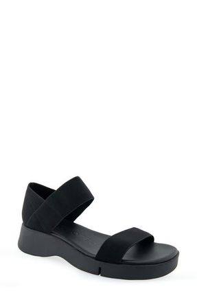 Aerosoles Freedom Lug Sole Sandal in Black at Nordstrom, Size 6.5