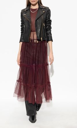 AllSaints Terra Dress, Womens, Burgundy