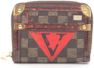Louis Vuitton Pre-owned Wallets, female, Multicolor, Size: ONE SIZE Pre-owned Canvas wallets