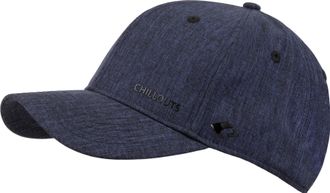 Chillouts Baseball Cap CHILLOUTS Christchurch Hat, Damen, schwarz (marine, schwarz), Web, Kunstfaser, kontrastfarbene Details, meliert, Basic, Caps Baseball Cap