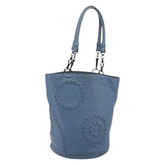 Bottega Veneta Pre-owned Vintage Tote Bag - Pre-owned - Mujer - Azul - ONE SIZE
