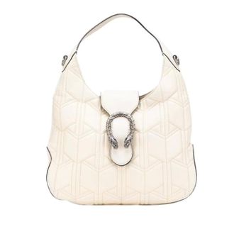 Gucci Pre-owned Shoulder Bags, female, White, Size: ONE SIZE Pre-owned Quilted Satchel