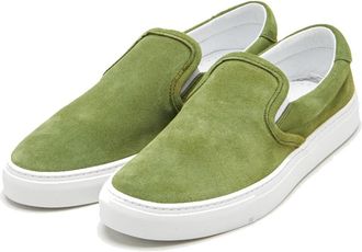 Diemme Garda Slip-On Tendril Green Su&egrave;de Sneakers - Heren - Sneakers - Groen - 41 EU - Su&egrave;de - Schoenen